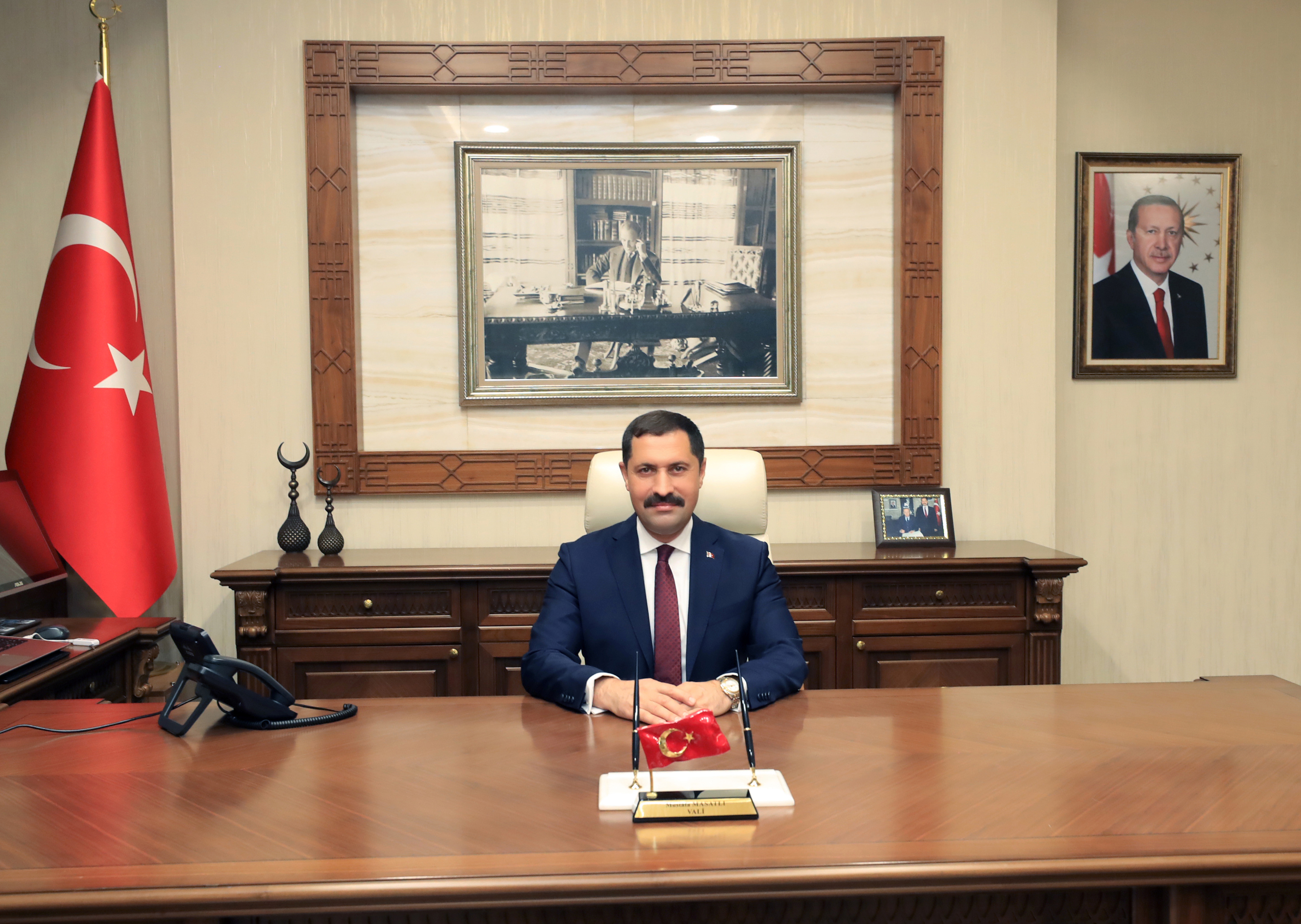 Amasya Valisi, Birlik Başkanımız Mustafa Masatlı Görevine Başladı